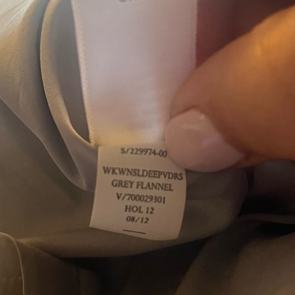 NWOT Banana Republic Gray Silver Sparkle Sheath Dress Wool Blend Lined Size 8 - Picture 10 of 12